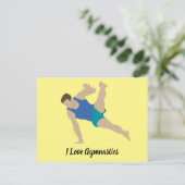 男性体操選手 ポストカード (スタンド正面)