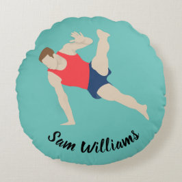 男性体操選手 ラウンドクッション