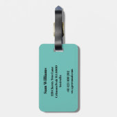 男性体操選手 ラゲッジタグ (裏面縦)