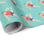 男性体操選手 ラッピングペーパー (ロールコーナー)