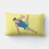 男性体操選手 ランバークッション (裏面)