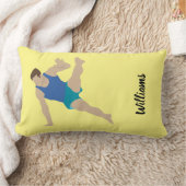 男性体操選手 ランバークッション (ブランケット)