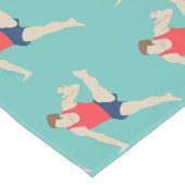 男性体操選手 ロングテーブルランナー (コーナー)