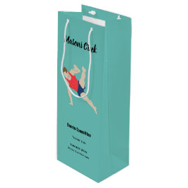 男性体操選手 ワインギフトバッグ