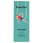 男性体操選手 ワインギフトバッグ (正面)