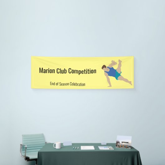 男性体操選手 横断幕 (トレードショー)