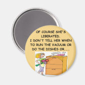 男性優越主義者の豚のジョーク マグネット (正面/裏面)