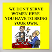 男性優越主義者の豚バージョーク ポスター (正面)