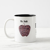 男性先生感謝年度末お礼 ツートーンマグカップ (左)