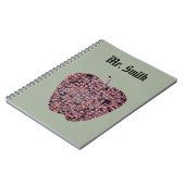 男性先生感謝年度末お礼 ノートブック (左側)