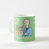 男性先生 コーヒーマグカップ (正面左)