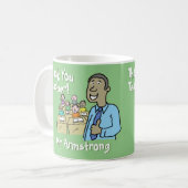 男性先生 コーヒーマグカップ (正面左)