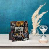 男性勤務中 フォトプラーク (インサイチュ)