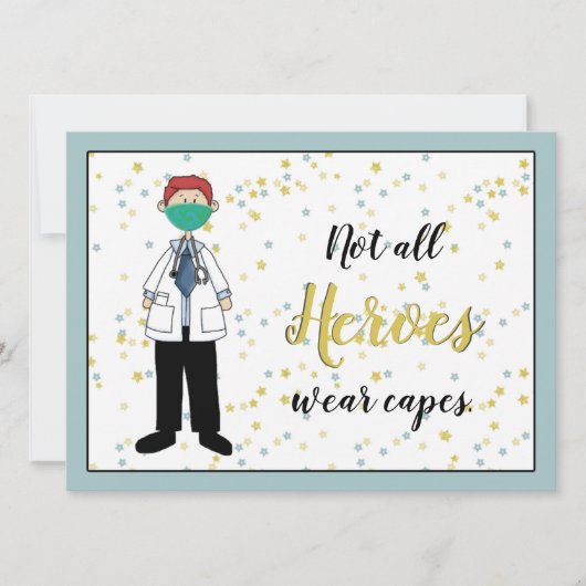 男性医師に感謝 (正面)