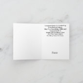 男性医師用医学校卒業カード カード (内部)