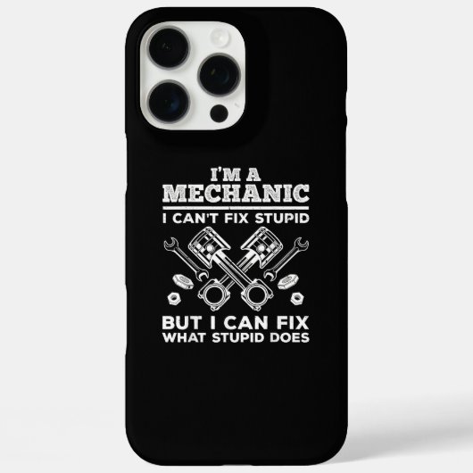 男性向けおもしろ自動車整備士 ダディー 車 自動車 ディーゼル Case-Mate iPhoneケース (裏面)