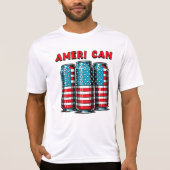 男性向けのおもしろい4日7月 Tシャツ (正面)