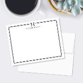 男性向けのギフト オフィスステーショナリー ブラック ホワイト ノートカード