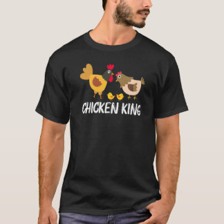 男性向けのクールなニワトリ お父さん ニワトリ 雌鳥 ひよこ 鳥類 Tシャツ