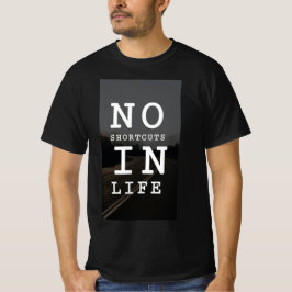 男性向けのモチベーションの引用に基づいたTシャツ Tシャツ