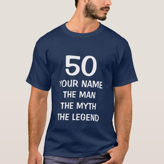 男性向けの楽しい年齢限定の誕生日Tシャツ Tシャツ (正面)