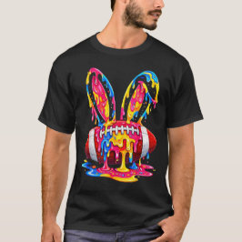 男性向けの面白いイースターバニーアイスクリームドリップギフト Tシャツ