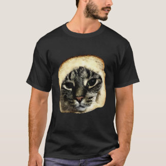 男性向けの面白いパン顔の猫のミーム 冗談好きな猫好きのためのグッズ Tシャツ