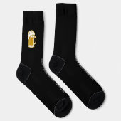 男性向けの面白いビールソックス ソックス (右)
