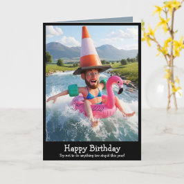 男性向けの面白い誕生日カード カード