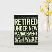 男性向け退職記念アート 父 夫 退職者 カード (黄色い花)