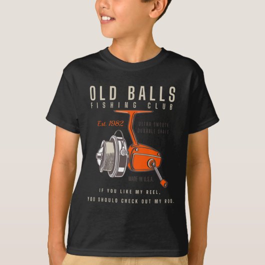 男性向け釣りダサかわパロディTシャツ 40歳の誕生日 Tシャツ (正面)