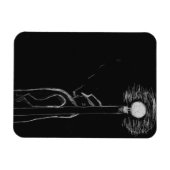 男性喫煙 マグネット (横)