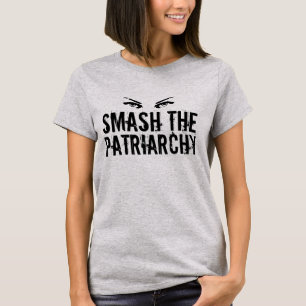 男性国家のカッコいい女性解放運動を破る Tシャツ
