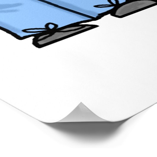 男性外科用ナースアクロニムカスタマイズポスターそれ! ポスター (角)