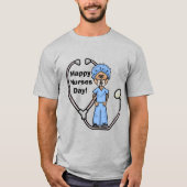 男性外科用ナースTシャツへカスタマイズ! Tシャツ (正面)