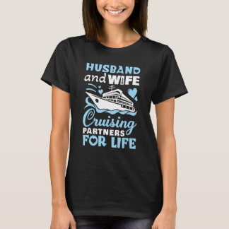 男性女性のためのクールなクルージング カップルクルーズV Tシャツ