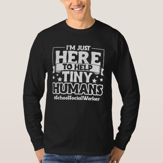 男性女性のためのスクールソーシャルワーカー感謝の気持ち 1 Tシャツ (正面)
