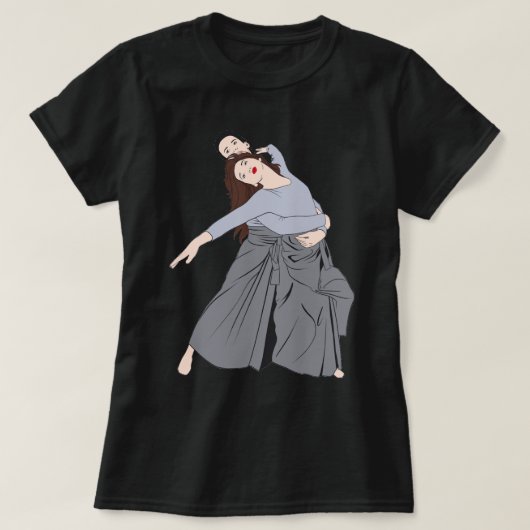 男性女性灰皿プラセボハートグラフィック用ファン Tシャツ (デザイン正面)