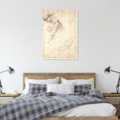男性姿勉強 キャンバスプリント (インサイチュ (寝室))