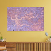 男性姿岩石字形 キャンバスプリント (インサイチュ (リビング))