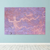 男性姿岩石字形 キャンバスプリント (インサイチュ (ウッドフロア))