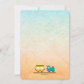 男性小児科医卒業招待状 招待状 (裏面)