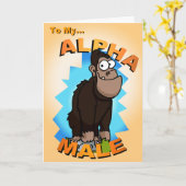 男性指導者のバースデー・カード カード (黄色い花)