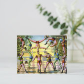 男性曲芸団 ポストカード (スタンド正面)