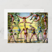 男性曲芸団 ポストカード (正面/裏面)