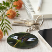 男性未亡人スキマードラゴンフライ キーホルダー (側面)