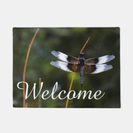 男性未亡人スキマードラゴンフライ ドアマット