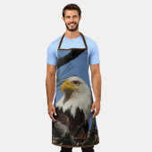 男性熟成ハゲのエプロン エプロン (着用した状態)