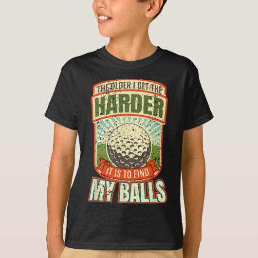 男性用おもしろゴルフシャツ Tシャツ (正面)