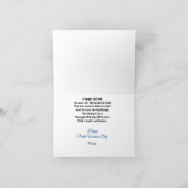 男性用および女性用メールキャリアのグリーティングカード シーズンカード (内部)